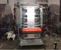 Mesin Printer Flexografi Dua Warna Berkualitas Tinggi untuk Pencetakan Roll-to-Roll Film Plastik Satu atau Dua Warna
