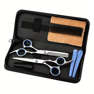 <span class=keywords><strong>Forbici</strong></span> <span class=keywords><strong>da</strong></span> barbiere integrate in acciaio inossidabile Set di strumenti per parrucchieri auto-taglio per uso domestico articoli vari per la casa - Product Image 4