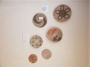 Seagrass mur panier plaque décor marocain plâtre décoration moyen-orient maison <span class=keywords><strong>osier</strong></span> décorations blanc macramé poches - Product Image 6