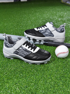 Chaussures de baseball unisexes à fermeture velcro, légères, en microfibre, pour entraînement sur gazon, personnalisables - Product Image 3