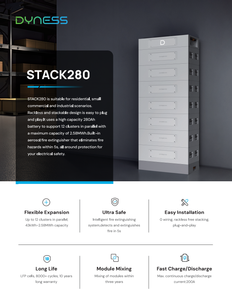 Safe Dyness STACK280 LiFePO4バッテリー Stack280 51.2V 280Ah バッテリー（消火機能付き、UN38.3、CE認証取得済み） - Product Image 5