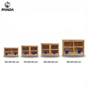 Orijinal Fabrika En Çok Satan Modern Ahşap Evcil Hayvan Mobilyası Katlanabilir Erkek & Dişi Kuş Kafesi Doğal Ahşap Evcil Hayvan Çiftleştirme İçin - Product Image 6