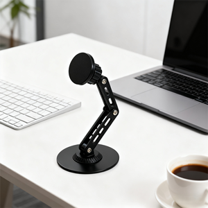 Soporte Magnético para Teléfono con Brazo de Resorte, Plegable, Portátil, Ajustable, Giratorio 360°, Impermeable, de Aleación de Aluminio, para Automóvil, Gran Venta 2025 - Product Image 5