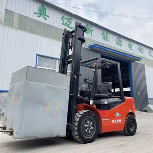 รถยกไฟฟ้าออลเทอร์เรน AOMAI 2-3 ตัน 1000กก.-1500กก. แบตเตอรี่ลิเธียม ขับเคลื่อนด้วยระบบไฮดรอลิก พร้อมตัวเลื่อนด้านข้าง ยางตัน สำหรับคลังสินค้า - Product Image 4