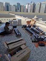 Système de tir programmable par ordinateur de contrôle filaire 240 canaux pour feux d'artifice