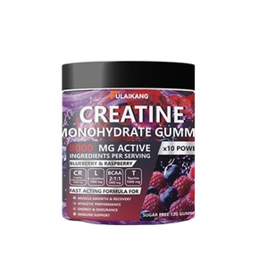 Gummies de créatine monohydrate sans sucre, marque privée OEM, 5000 mg, pour la croissance musculaire, <span class=keywords><strong>pré</strong></span>-entraînement, halal - Product Image 1