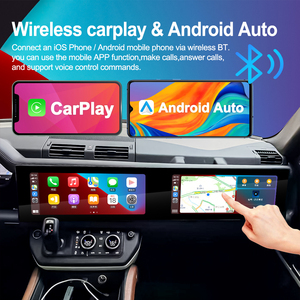 Lecteur multimédia automobile Android à double écran de 33,6 pouces pour <span class=keywords><strong>Land</strong></span> <span class=keywords><strong>Rover</strong></span> Defender L663 2018-2024, navigation GPS, CarPlay, Android <span class=keywords><strong>Auto</strong></span> - Product Image 4