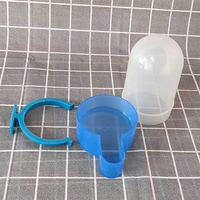 Mangeoire automatique pour oiseaux, abreuvoir, conteneur de nourriture, pour pigeons et perroquets, double usage, fournitures pour animaux de compagnie, en plastique, pour intérieur