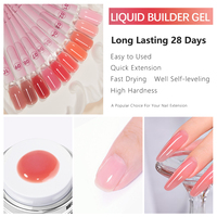 Gel Constructeur pour Ongles en Gros, 12 Couleurs, pour Extension d'Ongles, Gel Polish Rapide à Dissoudre