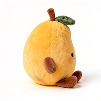 Peluche de poire douce et adorable, jouet en peluche personnalisé en forme de poire, cadeau parfait pour les enfants, peluche de poire Kawaii