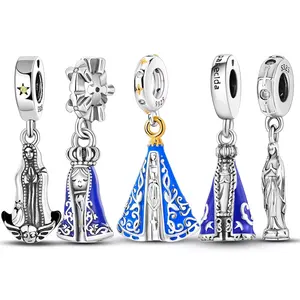 jewelry supplier 925 Sterling Silver Virgin fashion jewelry pendants charms for jewelry making