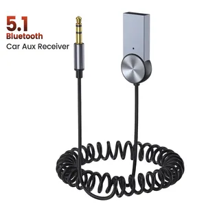 Adaptador Bluetooth Aux Receptor Cabo USB Car Kit Chamada Handsfree Adaptador Bluetooth para carro