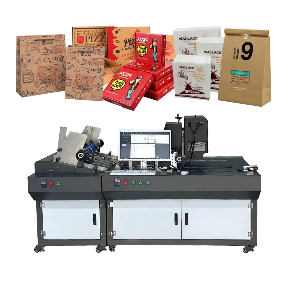 Высокоскоростная печатная машина Kelier для бумажных пакетов, картонных печатных машин, цифровой Однопроходный цифровой принтер для нетканых сумок