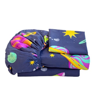 Bán Buôn 3 Miếng Trẻ Em Kích Thước Duy Nhất Phim Hoạt Hình In Ấn Được Trang Bị Tấm Ga Trải Giường Bộ Đồ Giường Bộ - Product Image 1