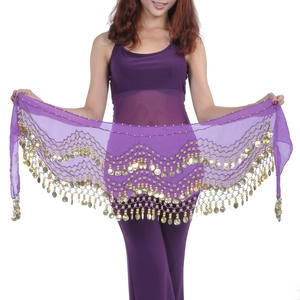 158 серебряный шарф для танца живота, индийский арабский шарф с блестками, Одежда для танцев на талии - Product Image 3