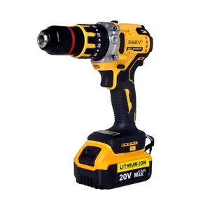 Low price wholesale 20v cordless impact drilling rig New handheld wireless cordless power drilling 75NM impact drill