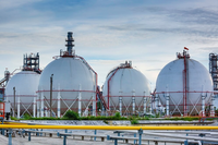 Dongyue 600 à 10000m3 lpg Réservoir sphérique Propane Butane Terminal de stockage de gaz Prix d'usine