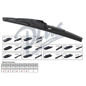 16 "400mm parabrezza posteriore auto tergicristallo con 10 universale Multi-attacco adattatori-auto e moto/spazzola tergicristallo - Product Image 2