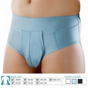 ORIONE Calzoncillos de Algodón 100% Transpirables de Tiro Medio para Hernia Inguinal, Tejido de Punto Ref. 515 - Product Image 1