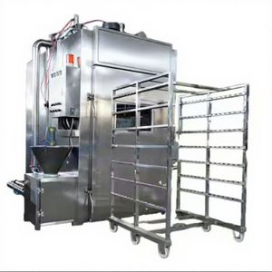 Cámara de <span class=keywords><strong>Ahumado</strong></span> Industrial PLC para <span class=keywords><strong>Curado</strong></span> de Carne, Venta al por Mayor de Fábrica, para la Industria Alimentaria - Product Image 1