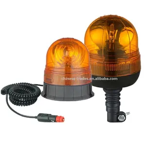 Süper parlak halojen ampul işaret araba dönen uyarı ışığı araçlar acil flaş ışığı (12-24VDC) R65