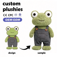 Peluche Bulldog Personnalisée OEM ODM, Animal en Peluche Dessin Animé Personnalisé, Poupée Mascotte en Coton Ultra Doux, Cadeaux de Marque