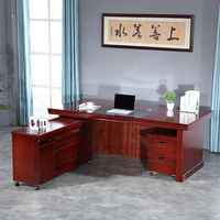 Bureau de patron de style chinois grand bureau de direction bureau de conception moderne pour le superviseur de gestionnaire