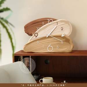 นาฬิกาแขวนผนังและตั้งโต๊ะ ทำ<span class=keywords><strong>จ</strong></span>ากไม้และเรซิ่น งานกลไก ของมือ<span class=keywords><strong>สอง</strong></span> ปี 2025 สไตล์วิน<span class=keywords><strong>เท</strong></span><span class=keywords><strong>จ</strong></span> สำหรับห้องนั่งเล่น ดีไซน์หรูหรา สร้างสรรค์ เงียบ - Product Image 6