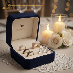 Bagues de mariage, de fiançailles, en argent Sterling 925 - Product Image 3