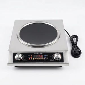 Placa de Cocina Eléctrica Infrarroja Multifuncional con Ventiladores Dobles, Cable de Alimentación de Cobre Puro y Acero Inoxidable, <span class=keywords><strong>para</strong></span> Hogar y Hotel (Estándar Alemán) - Product Image 1