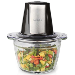 Procesador de Alimentos de 1 Litro y 500W, Cortador de Verduras de 1 Velocidad con Juego de Cuchillas y Tapa - Product Image 4