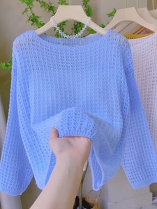 2025 nuovo maglione a scialle sottile da donna a manica lunga dolce dolce rosa lavorato a <span class=keywords><strong>maglia</strong></span> da donna - Product Image 5