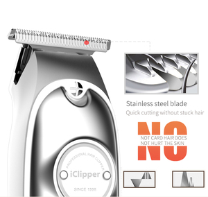 IClipper-I4 Gold Wireless Barber Machine Professional Hair Cut Machine Cordless Salon Electric Men <strong>Trimmer</strong> - Product Image 4