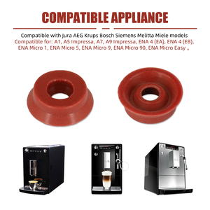 Anillo de Sellado de Silicona Resistente a Altas Temperaturas y a Prueba de Fugas, 500 Piezas/Paquete, Compatible con Cafeteras Jura, Krups, <span class=keywords><strong>Melitta</strong></span> y AEG - Product Image 4