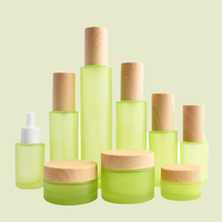 Ensemble d'emballages cosmétiques personnalisés, flacon de shampooing mat givré, pots de crème pour le corps, flacons pulvérisateurs pour les soins de la peau