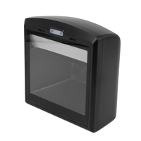 Lecteur de codes-barres omnidirectionnel 2D USB haute performance CX80 avec grande fenêtre de lecture, scanner de codes QR de bureau en stock