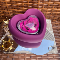 Surprise Saint-Valentin 2026 : Collier avec pendentif Cœur Couronne Reine, Fleur Éternelle, Savon Floral et Boîte à Bijoux – Le Meilleur Cadeau pour Elle