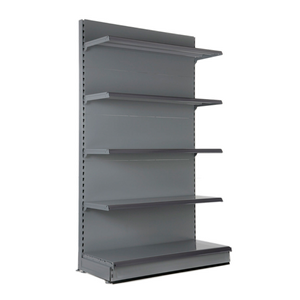 Scaffale Modulare per Farmacia, Boutique, <span class=keywords><strong>Cartoleria</strong></span>, Libreria, Supermercato, 6 Ripiani, Resistente, 100Kg, Colore Nero e Bianco - Product Image 3