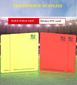 Bán buôn Chất lượng cao PVC không thấm nước xách tay trọng tài thẻ máy tính xách tay bóng đá trọng tài phạm lỗi Thẻ vàng đỏ thiết bị đào tạo - Product Image 5