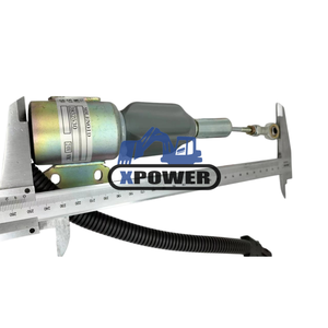Válvula solenoide de corte de combustible XPower 24V 393-2530 3939701 3931590 SA-4756-24 4BT 3.9 6BT 5.9 S6D102 C4.4 PC200-6 PC210-6 R210LC-3 6 - Product Image 3