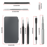 Kit de réparation 66-en-1 avec tournevis de précision, pinces et outils de démontage, en acier CR-V pour iPhone, MacBook et appareils électroniques