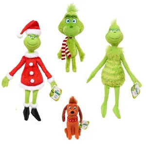 مخصص عيد الميلاد الديكور الأخضر الفراء أفخم لعبة طفل خرافية دمى قزم الجملة الحيوانات المحشوة ألعاب لينة للأطفال هدية