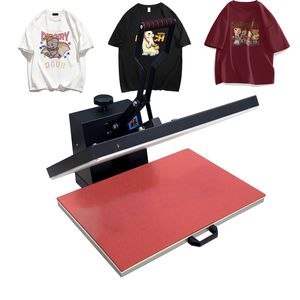 Presse à chaud manuelle 40*60cm pour T-shirts, coussins, chaussures, grand format semi-automatique avec 220V/110V - Product Image 3