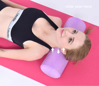 Logo personnalisé Massage à densité musculaire pour l'exercice Ensemble de rouleaux en mousse pour sports Rouleau en mousse EVA