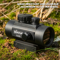 DIANA 1x40 RD Red Lens Reflex Sight, Red Dot avec réticule, luminosité réglable