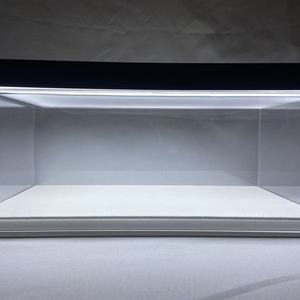 Yueli cao minh bạch tùy chỉnh Acrylic Xe mô hình hộp hiển thị với bề mặt đánh bóng midcentury phong cách hiện đại chống bụi lưu trữ - Product Image 4