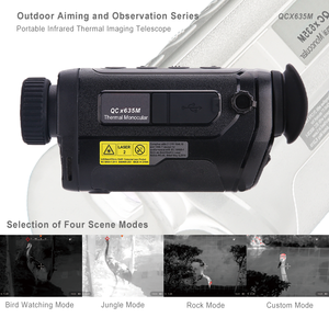 QCNV QCx635 Portable <strong>Infrared</strong> Night Vision <strong>Goggles</strong> 640*512 Resolution, Ideal for Outdoor Observation Thermal fusion Night Vision - Product Image 5