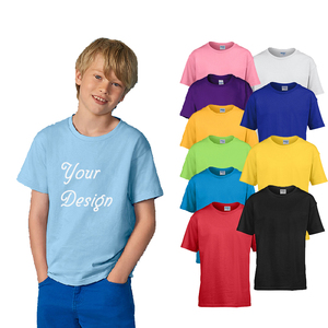T-shirt 100% coton pour garçons et filles, de haute qualité, avec Logo personnalisé - Product Image 1