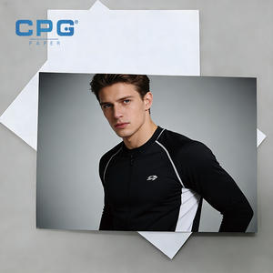 Papel fotográfico de inyección de tinta de 24 pulgadas de primera calidad al por mayor, rollo de papel fotográfico brillante de secado instantáneo de alta calidad con revestimiento superior. - Product Image 1