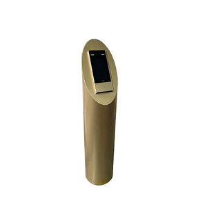 Sistema de Control de Acceso con Videoportero, Antirrobo, Pantalla Táctil, Tarjeta/Llave, Poste de Instalación de Acero Inoxidable para Apartamentos y Residencias - Product Image 1